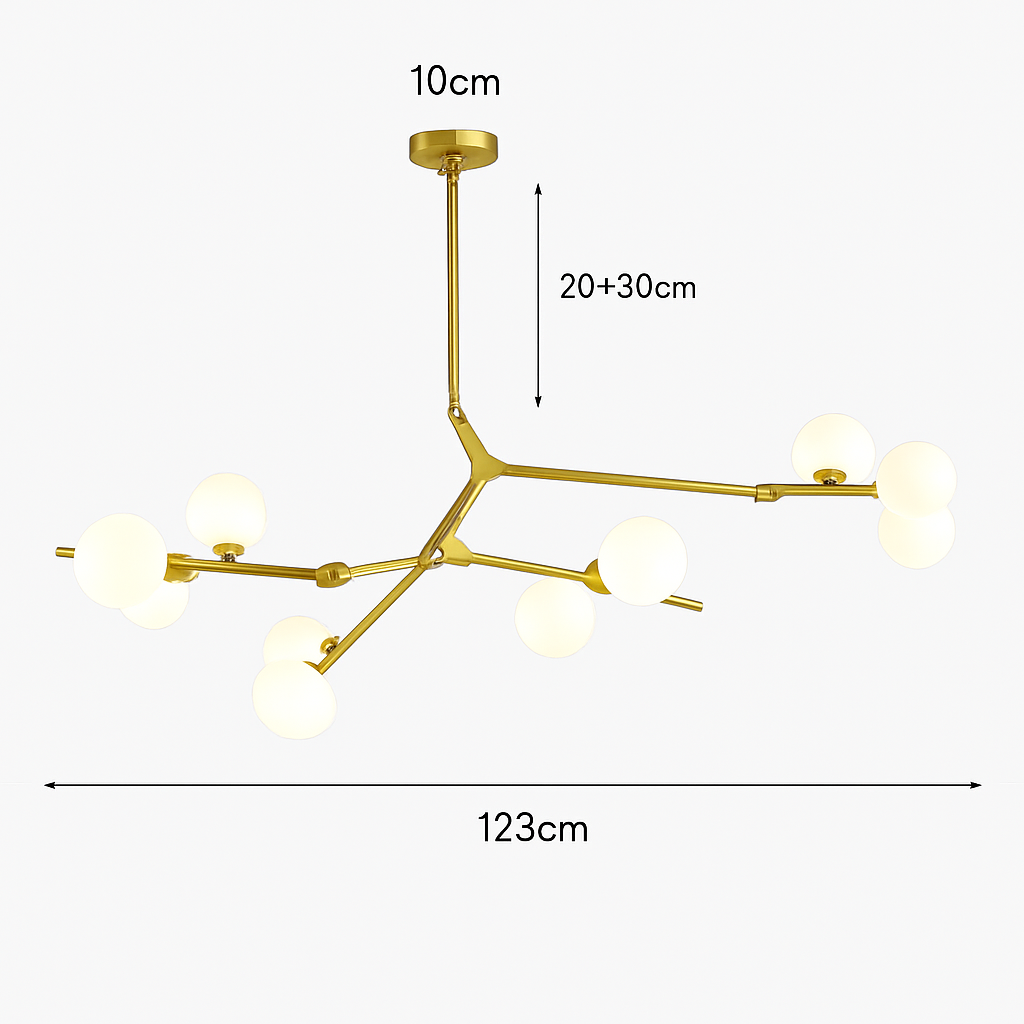 suspension moderne à intensité variable pour décoration intérieure - vue 9 sur 12