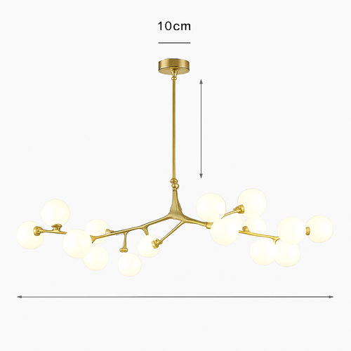 suspension moderne à intensité variable pour décoration intérieure