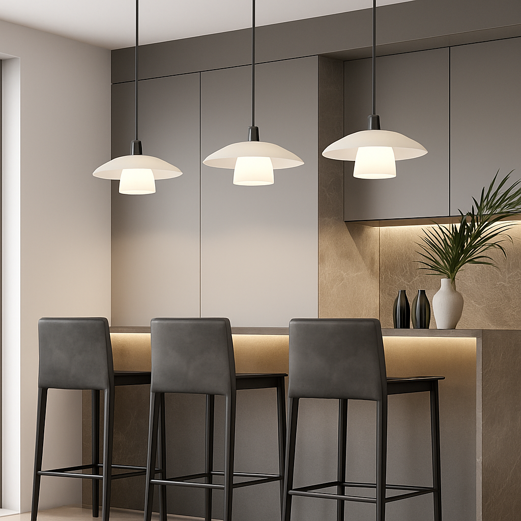 Suspension moderne japonaise pour décoration intérieure - vue 5 sur 8