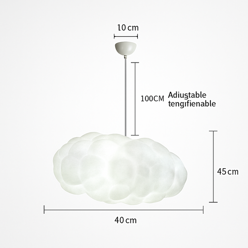 Suspension moderne LED en forme de nuage Kids