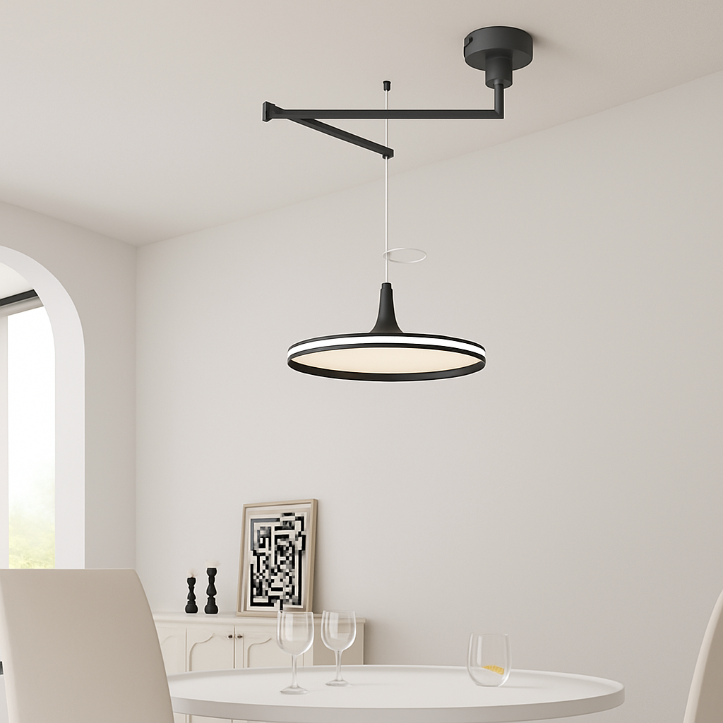 Suspension Moderne LED Salon Salle À Manger Cuisine Lumières Éclairage Intérieur Décor À La Maison Bras Réglable - vue 3 sur 9