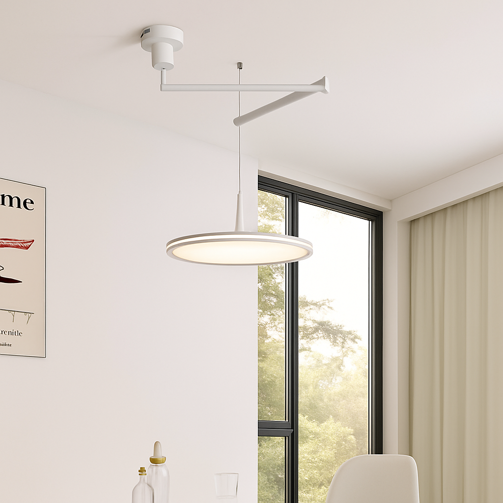 Suspension Moderne LED Salon Salle À Manger Cuisine Lumières Éclairage Intérieur Décor À La Maison Bras Réglable - vue 6 sur 9