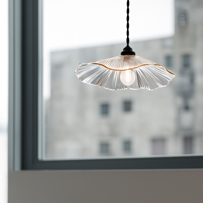 Suspension modernes en verre de fleur lampes suspendues décoration de la maison éclairage salon chambre chevet luminaire magasin d'intérieur