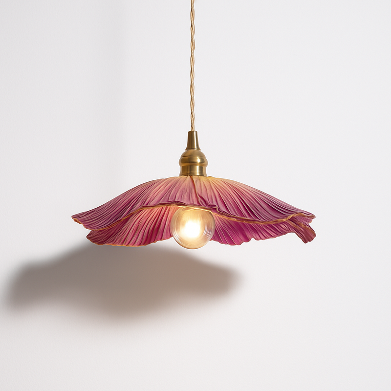 Suspension modernes en verre de fleur lampes suspendues décoration de la maison éclairage salon chambre chevet luminaire magasin d'intérieur