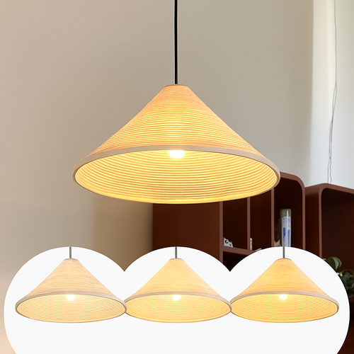 suspension noguchi en papier de riz style moderne