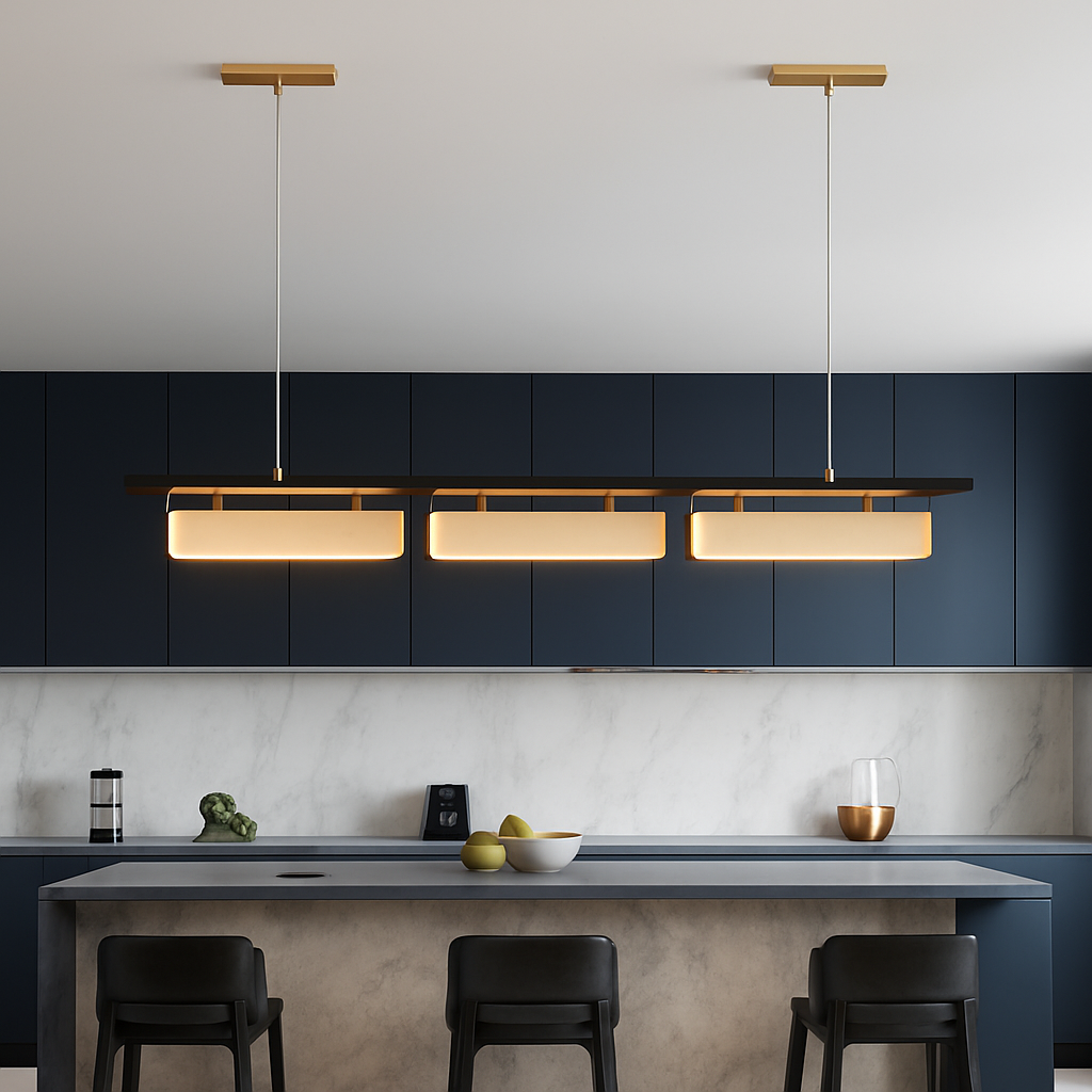 suspension nordique design moderne pour décoration intérieure avec lumières LED - vue 4 sur 9
