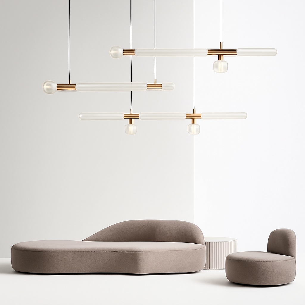 suspension nordique en verre transparent pour éclairage décoratif - vue 5 sur 20