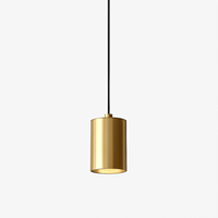 Minimalist Nordic iron pendant light with modern LED