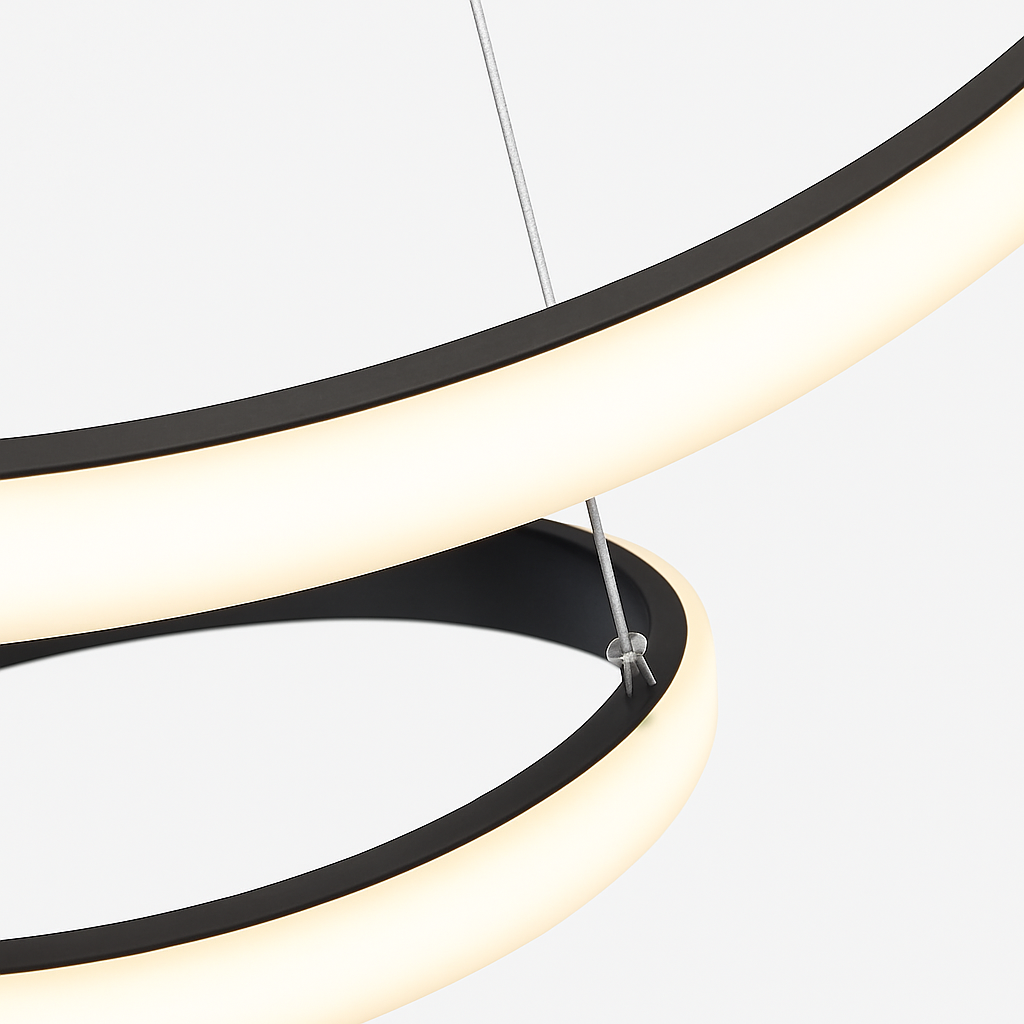 suspension nordique moderne à led pour décoration intérieure - vue 5 sur 8