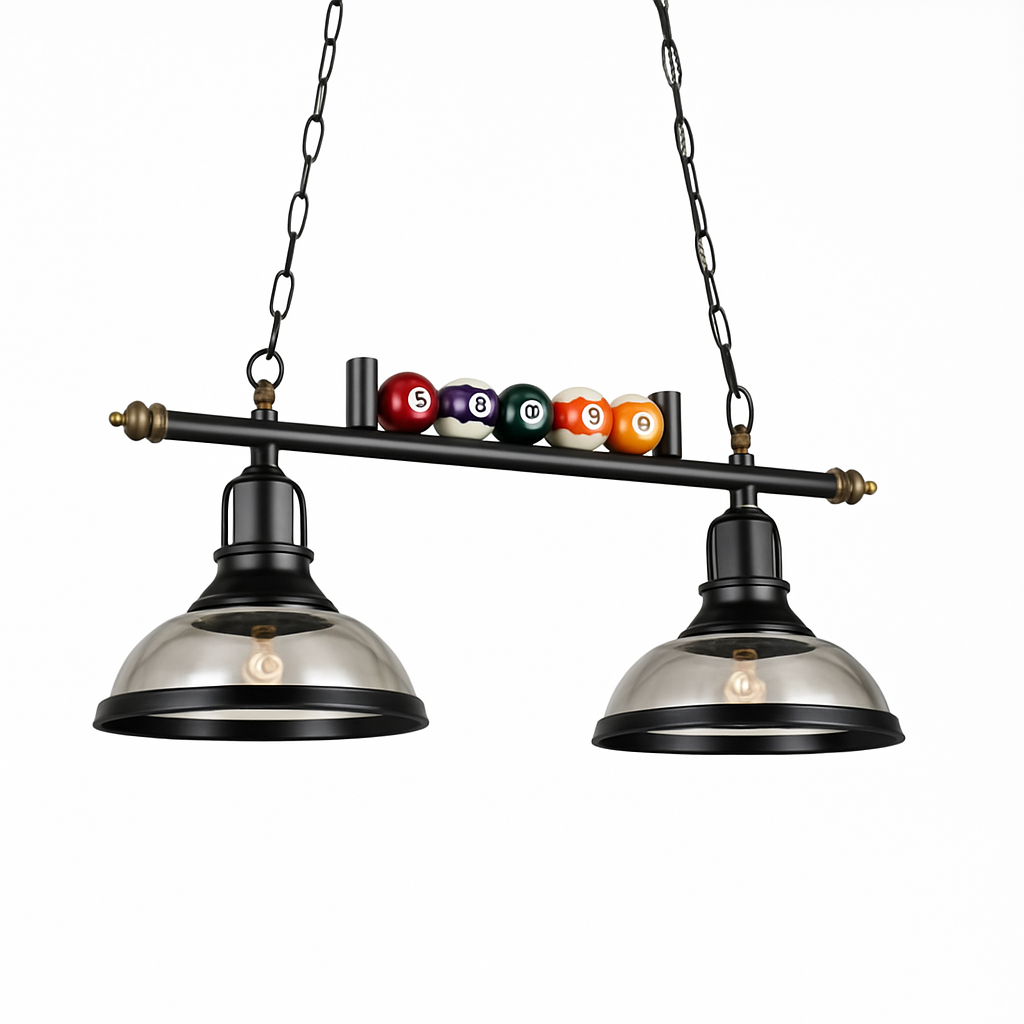 suspension nordique rétro pour billard restaurant et café - vue 4 sur 10