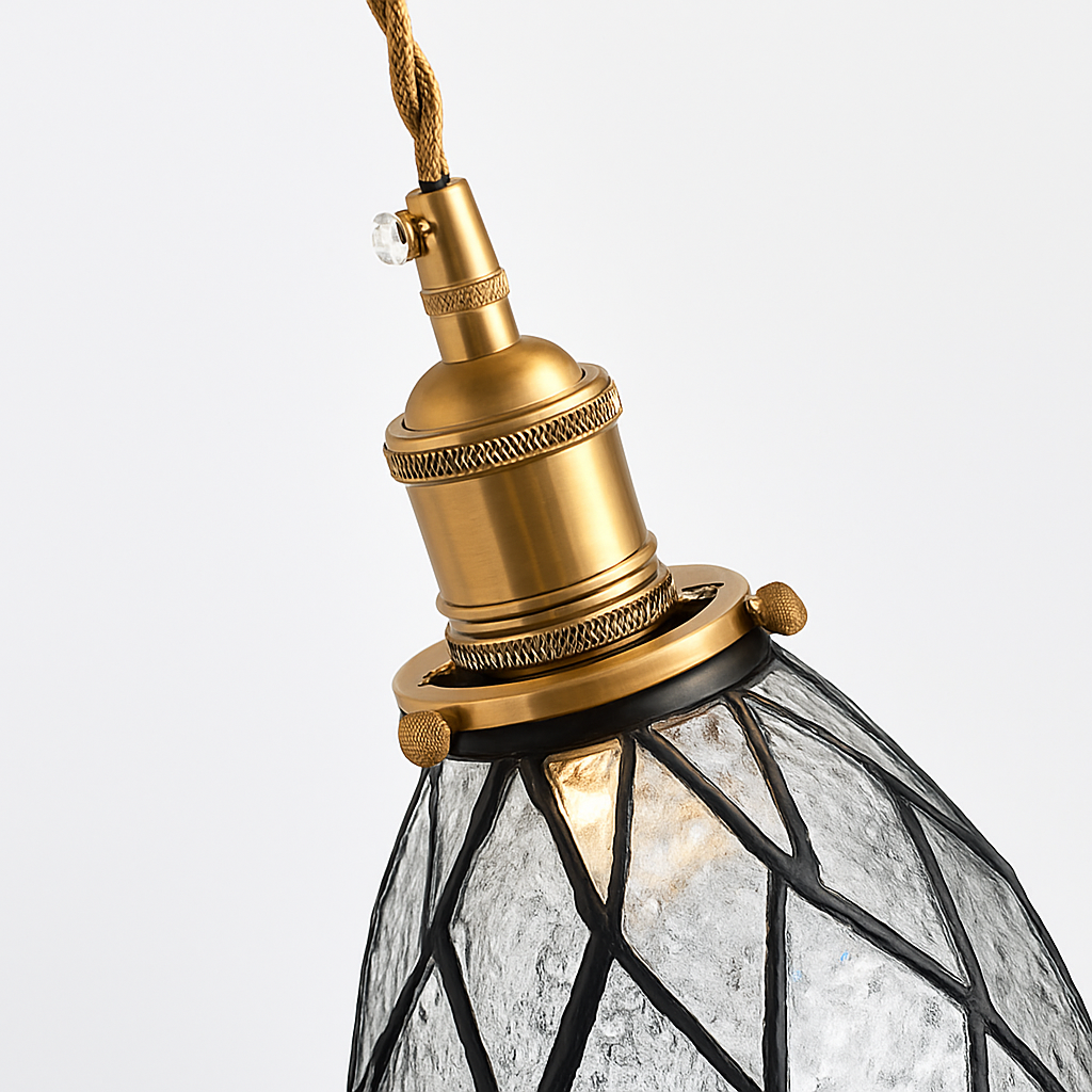 Suspension Nordique Verre LED - vue 6 sur 27