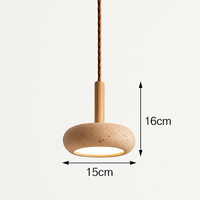 Retro minimalist ring pendant light nordic design