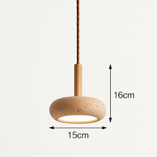 Retro minimalist ring pendant light nordic design