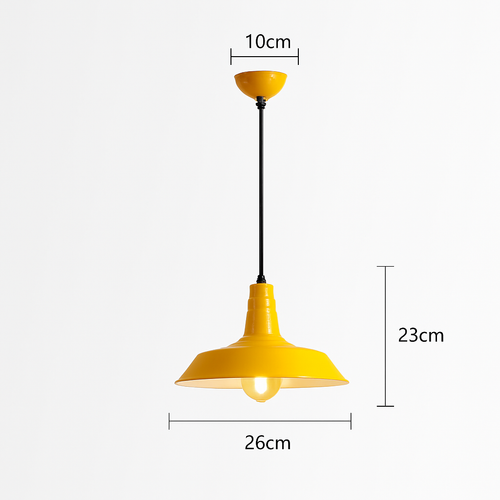 suspension style industriel rétro nordique pour bar loft - vue 17 sur 24