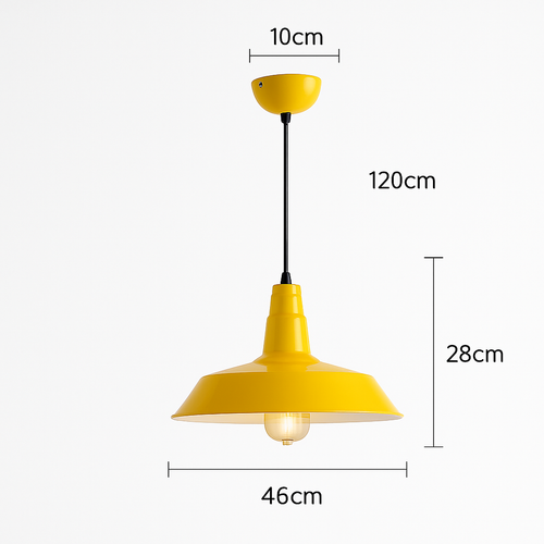 suspension style industriel rétro nordique pour bar loft - vue 19 sur 24