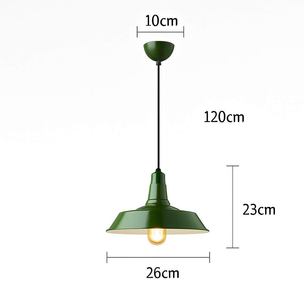 suspension style industriel rétro nordique pour bar loft - vue 19 sur 24