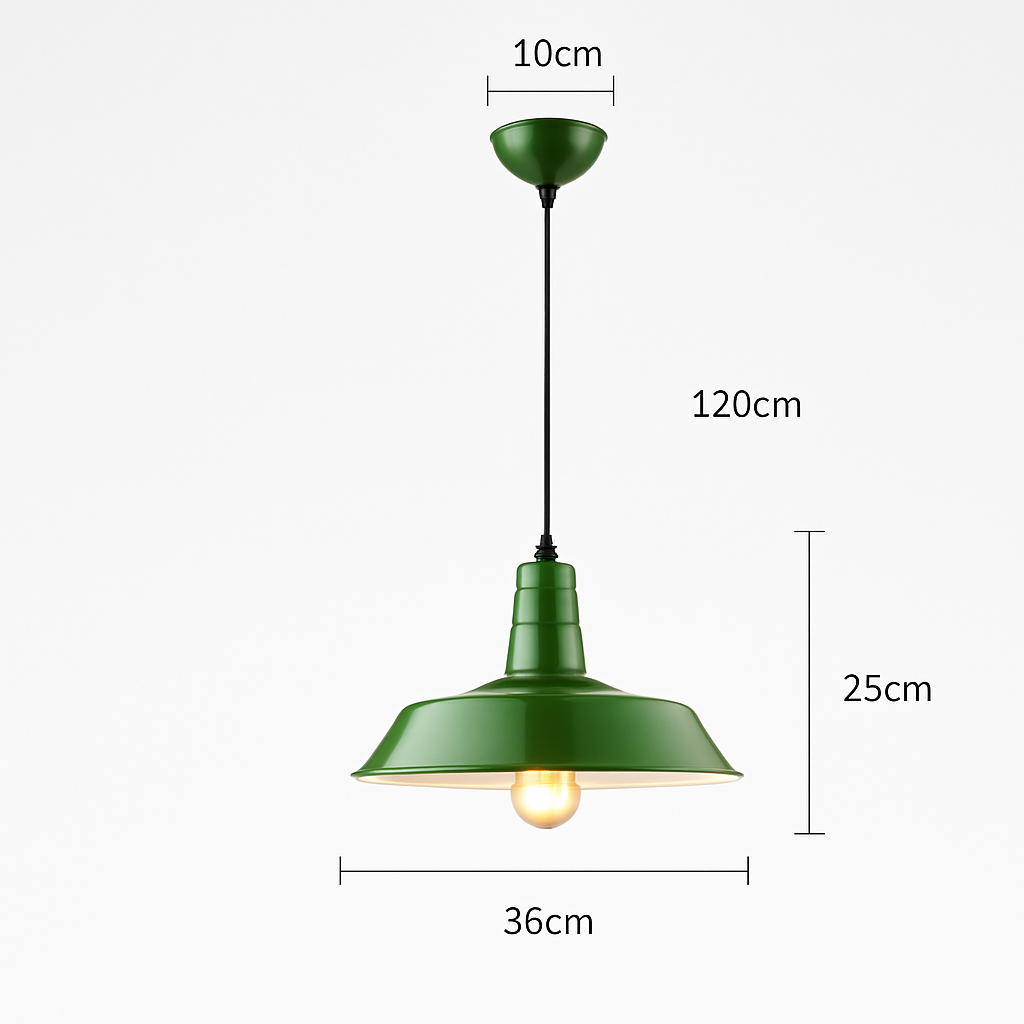 suspension style industriel rétro nordique pour bar loft - vue 20 sur 24