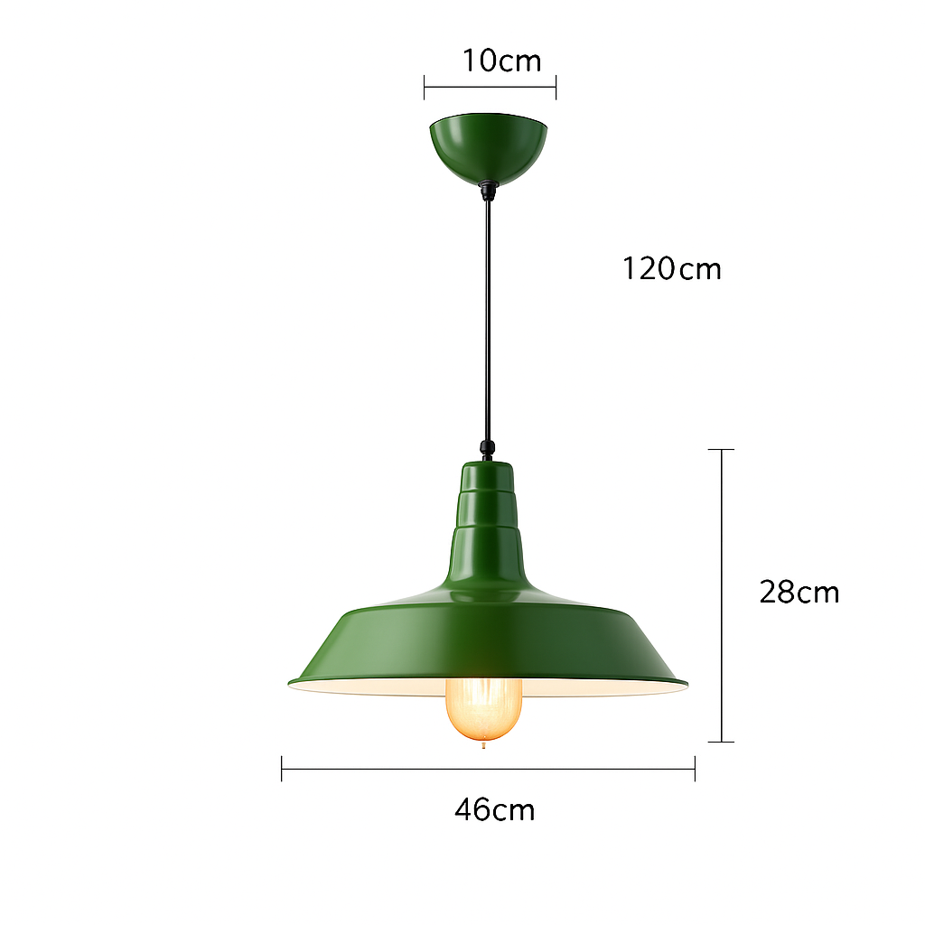 suspension style industriel rétro nordique pour bar loft - vue 21 sur 24