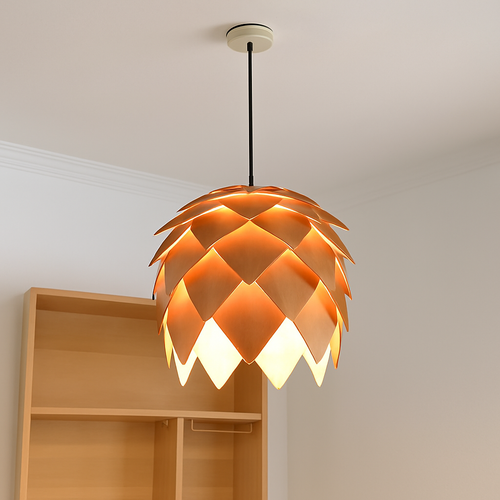 suspension style pays américain en bois design nordique - vue 2 sur 6
