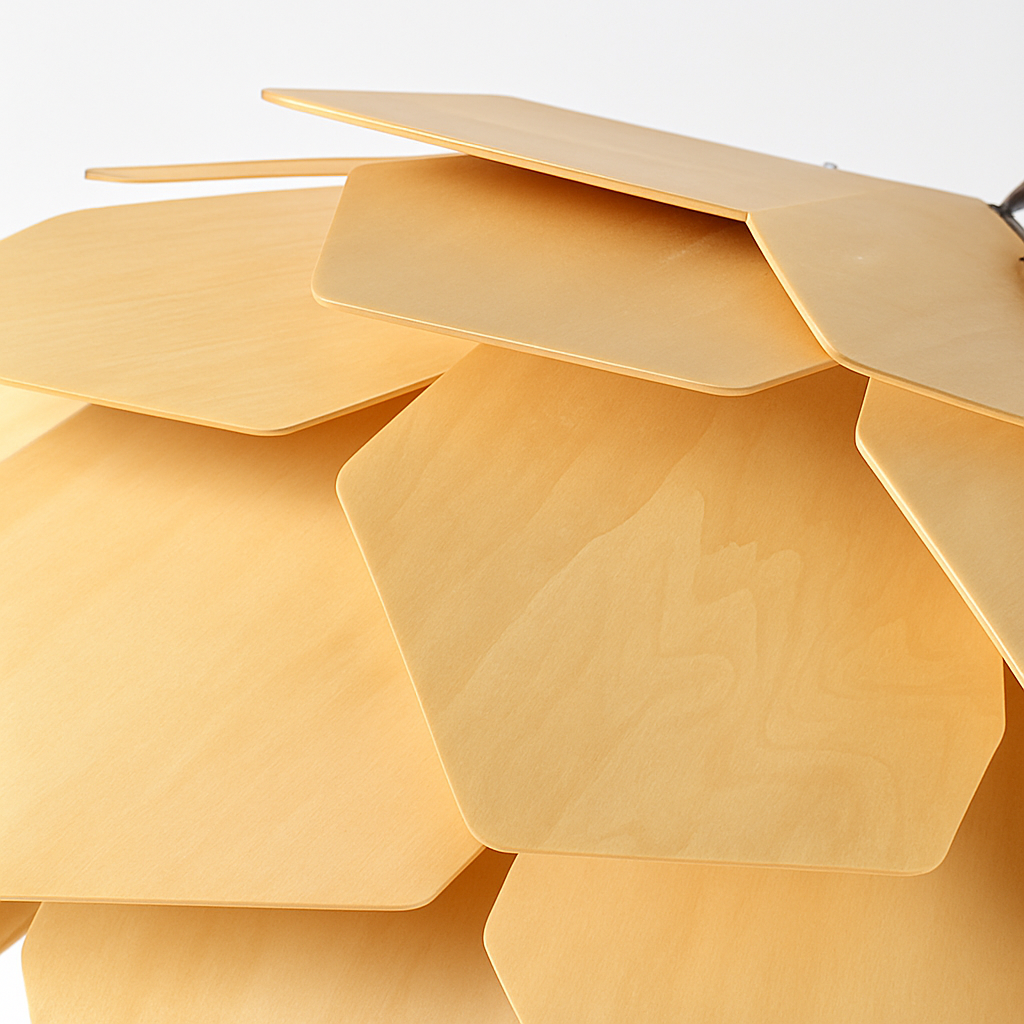 suspension style pays américain en bois design nordique - vue 5 sur 6
