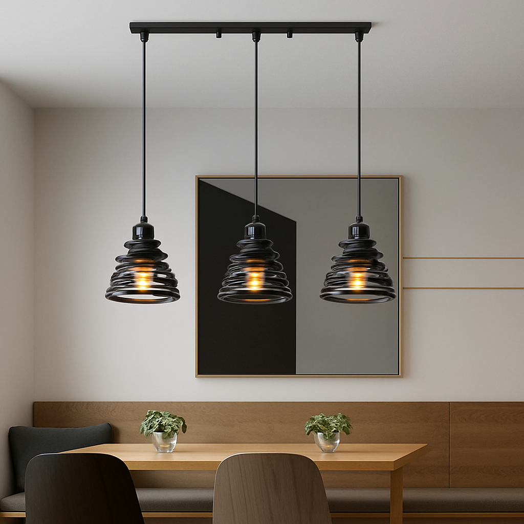 Suspension vintage en fer forgé pour intérieur moderne - vue 4 sur 18