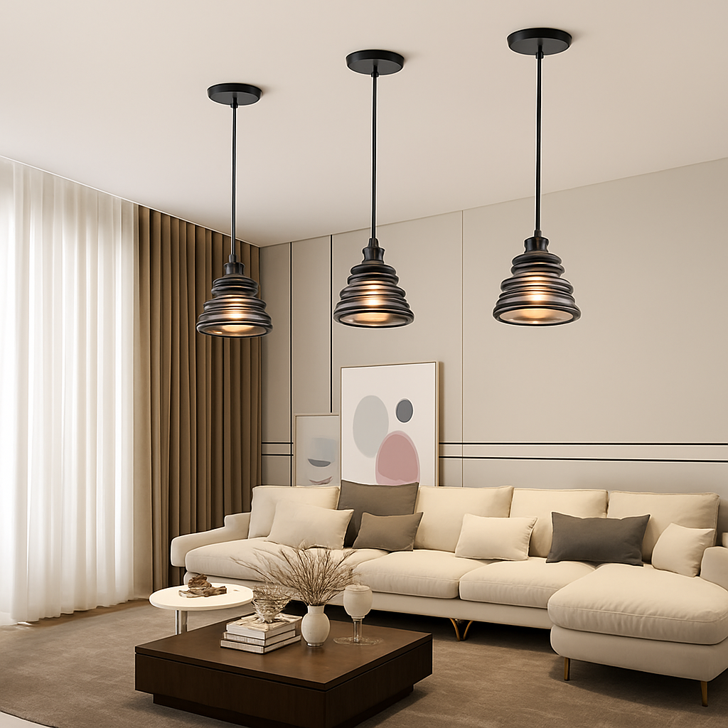 Suspension vintage en fer forgé pour intérieur moderne - vue 6 sur 18