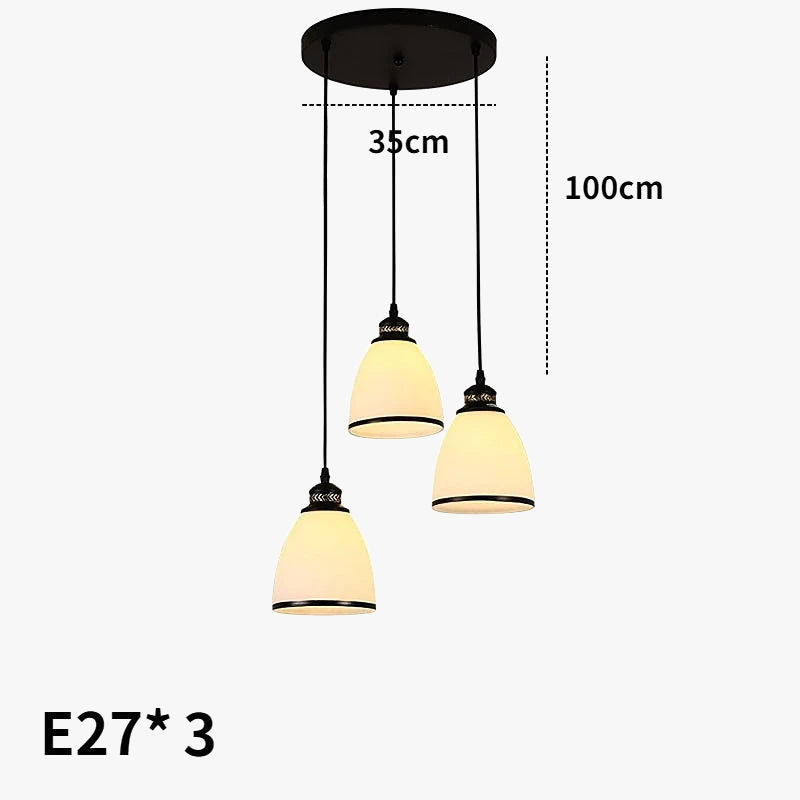 Vintage iron pendant light for elegant interior decor