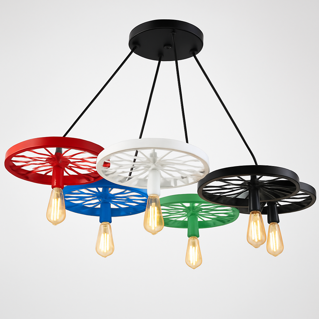 Suspension Vintage en fer Simple - vue 4 sur 17