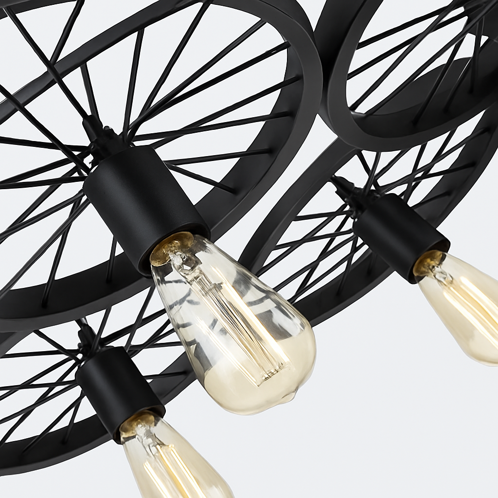 Suspension Vintage en fer Simple - vue 5 sur 17