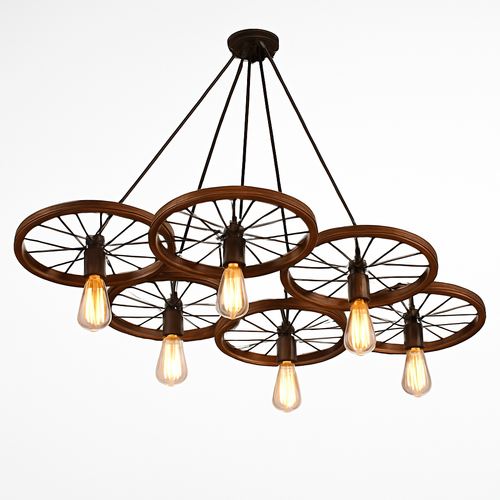 Suspension Vintage en fer Simple