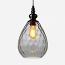 Vintage coloured glass pendant lampen