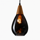 Vintage coloured glass pendant lampen