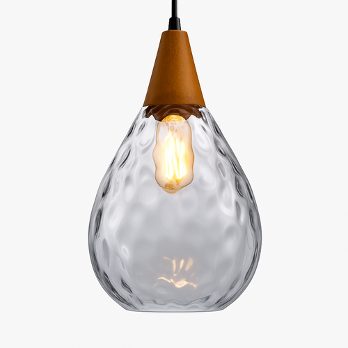 Vintage coloured glass pendant lampen - vue 9 sur 23