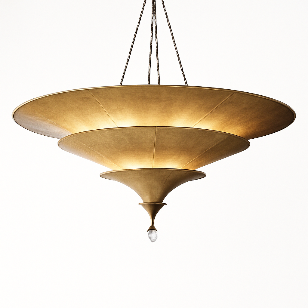 suspension vintage style asiatique wabi-sabi luminaire suspendu - vue 7 sur 9