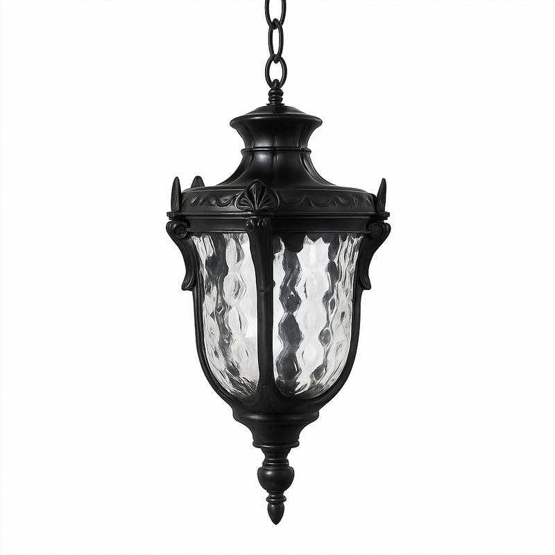 suspension vintage étanche en verre pour jardin et extérieur