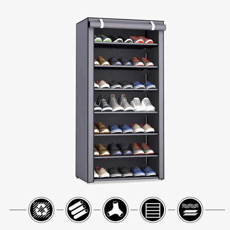 étagère à chaussures organisateur de rangement pratique et fonctionnel