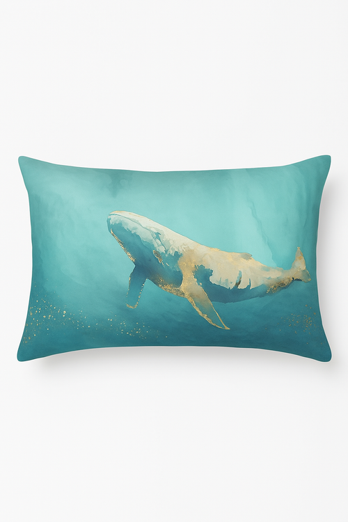 taie d'oreiller rectangulaire à rayures aquarelle chinoises décorative