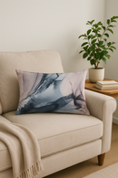 taie d'oreiller rectangulaire polyester rayures aquarelle chinoises