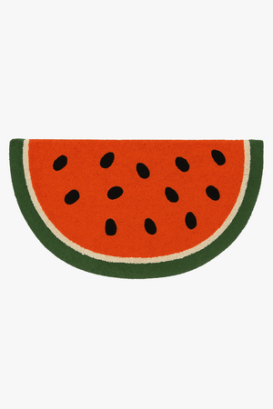 Non-slip watermelon pattern absorbent soft bath mat