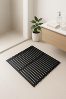 Tapis de bain bambou antiderapant lattes salle bain