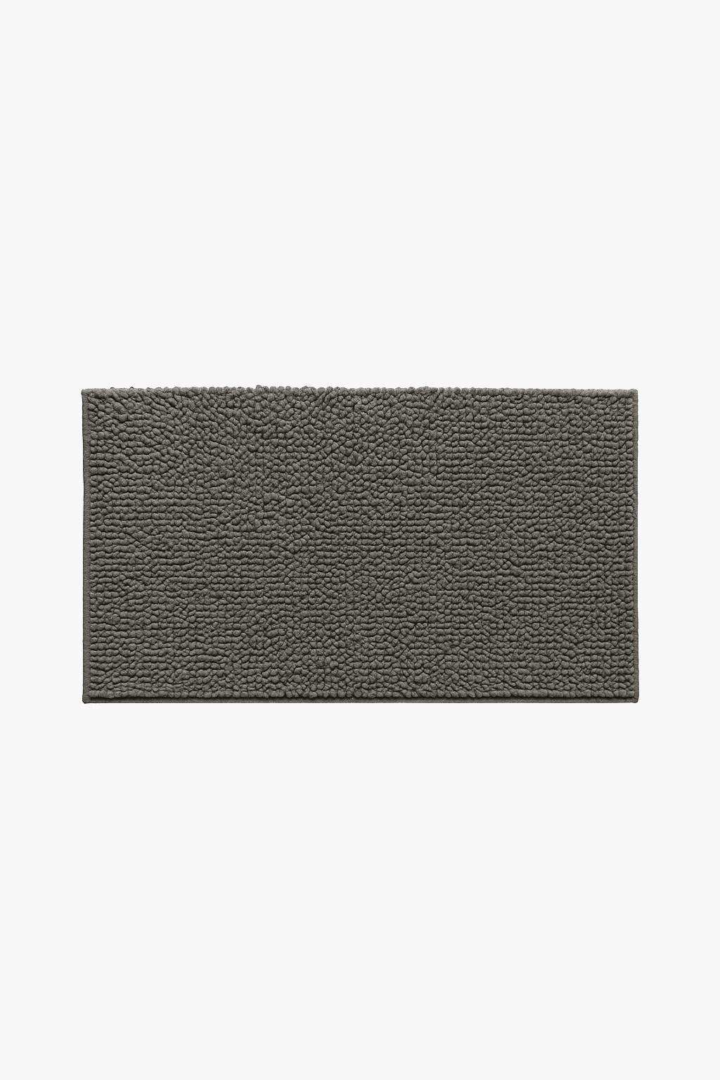 tapis de bain chenille shaggy rayures antidérapant triple