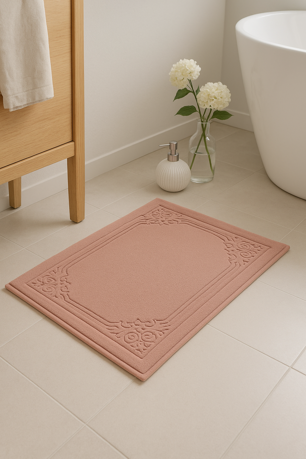 tapis de bain coton épais cartoon moderne spa - vue 3 sur 2