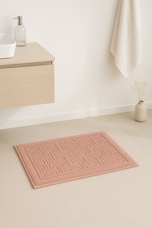 tapis de bain coton epais style spa cartoon