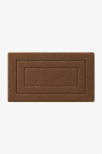 tapis de bain fausse fourrure doux absorbant antiderapant