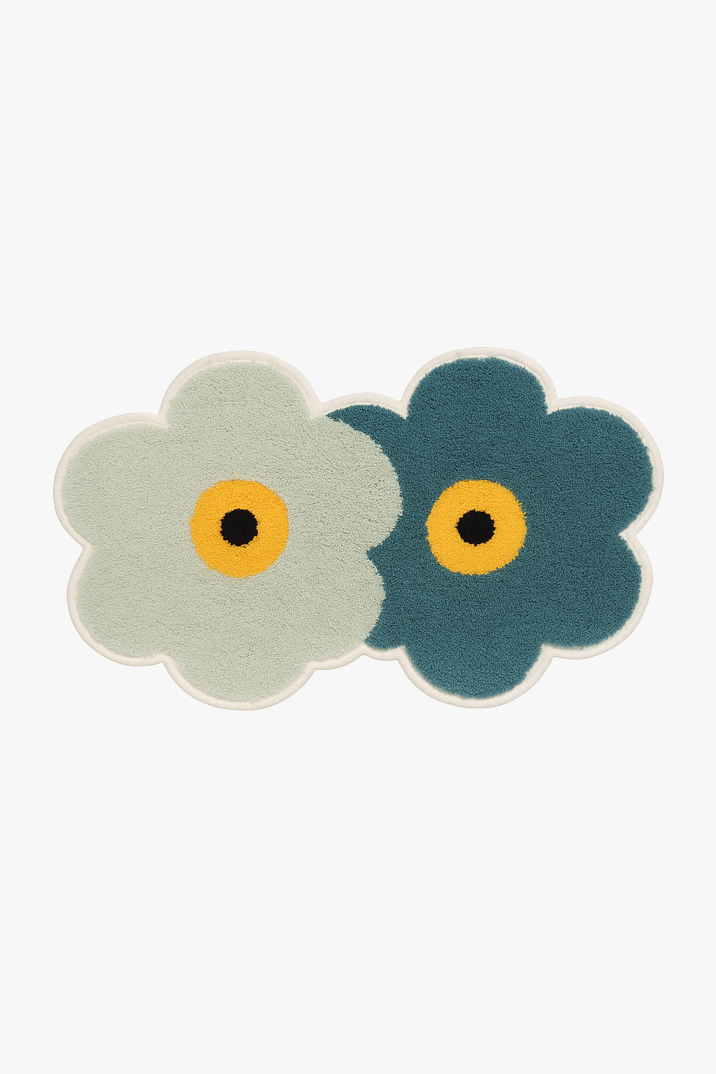Tapis de bain fleuri doux antiderapant deco interieur