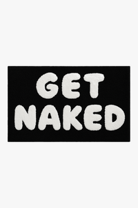 Tapis de bain lettres cartoon doux absorbant moderne