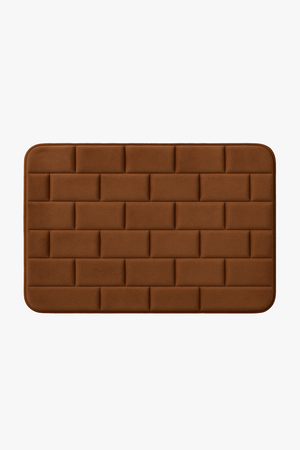 Modern memory foam absorbent bath mat