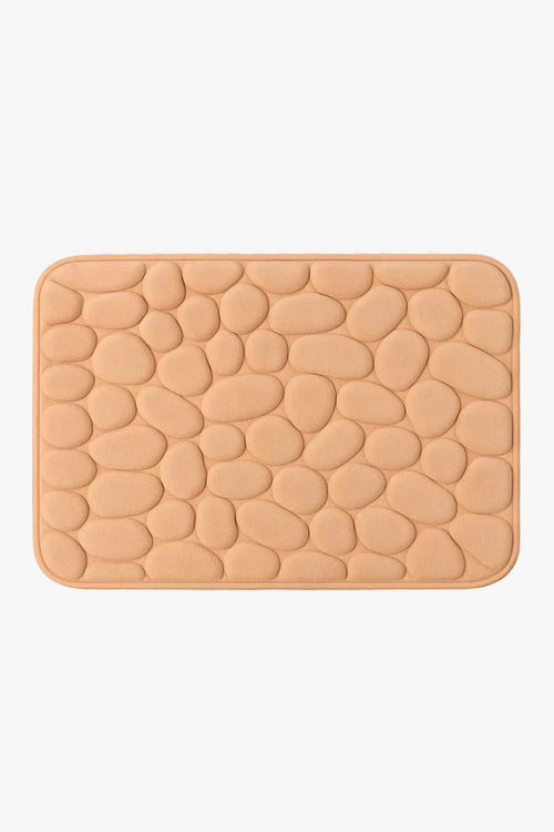 tapis de bain memoire forme antiderapant floral absorbant