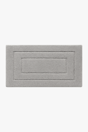 tapis de bain microfibre doux antidérapant poils longs