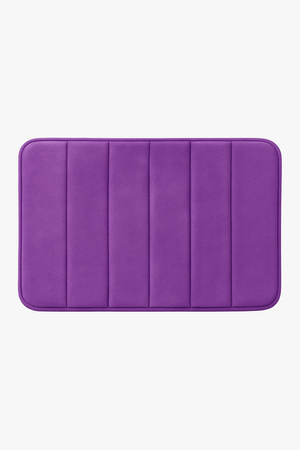 Tapis de bain mousse mémoire antidérapant rayures absorbant